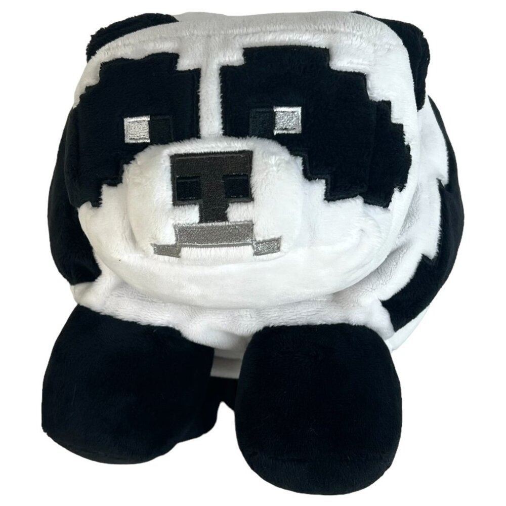 Mattel Mojang Minecraft Panda Plush 13 Inch Pillow stuffed Animal Toy Pixelated